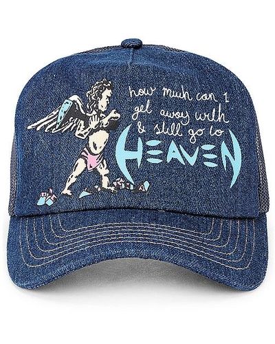 JUNGLES JUNGLES Heaven Trucker Cap - Blue