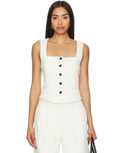 Rag & Bone Chaleco mariana - Blanco