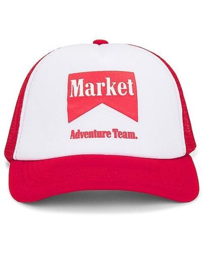 Market Adventure Team Trucker Hat - Red