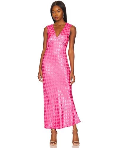 Jen's Pirate Booty Wavecrest Maxi Dress - Pink