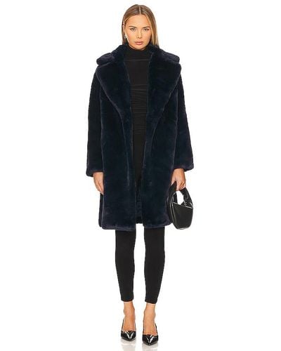 Apparis X Mansur Gavriel Collaboration Stella Faux Fur - Black