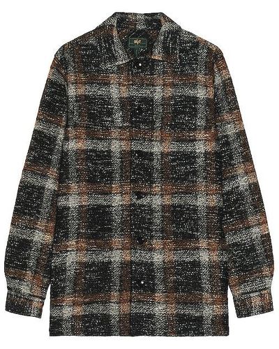 SOFT CLOTH Melrose Shirt Jacket - Black