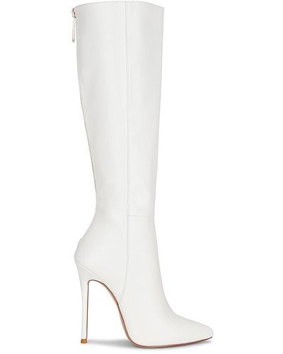 Femme LA Miliano Faux Leather Boot - White