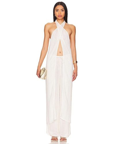 L*Space Cyrus Cover Up Top - White