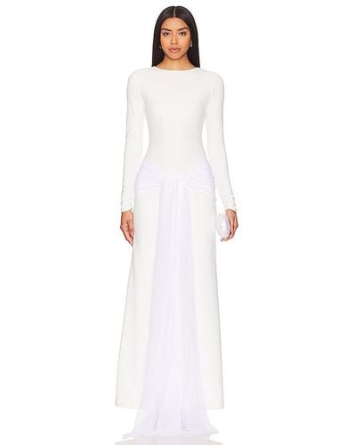 PORT DE BRAS Gala Dress - White