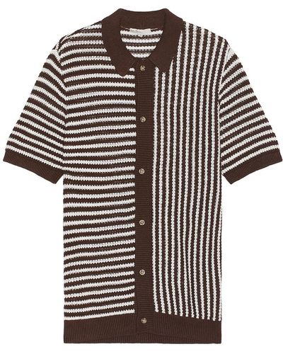 Onia Short Sleeve Button Up Shirt - マルチカラー