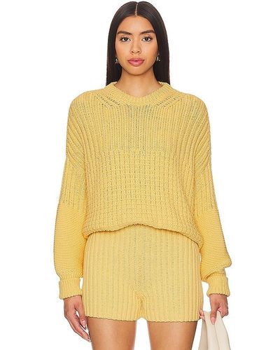 THE KNOTTY ONES Delcia Sweater - Yellow