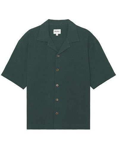Rhythm Relaxed Texture Shirt - Green
