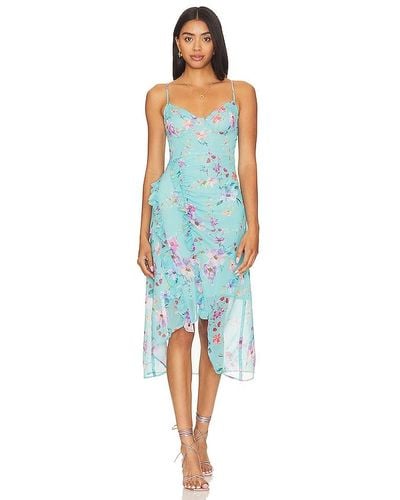 Rays for Days Clementine Midi Dress - Blue