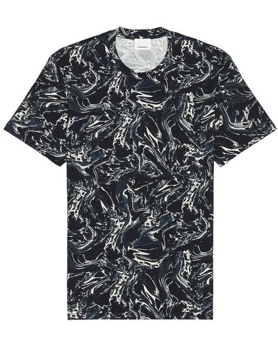 Isabel Marant Honore Marble T-shirt - ブラック