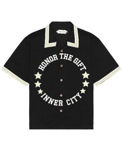 Honor The Gift A-spring Tradition Snap Up Shirt - Black