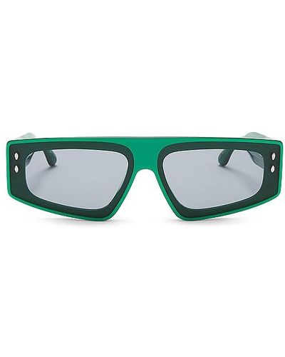 Isabel Marant Flat Top Sunglasses - Green