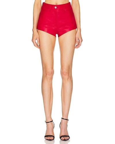 Remain Leather Short - Red