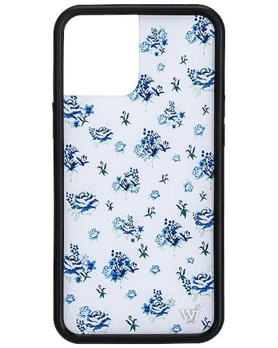 Wildflower Iphone 12 Pro Max Case - Blue