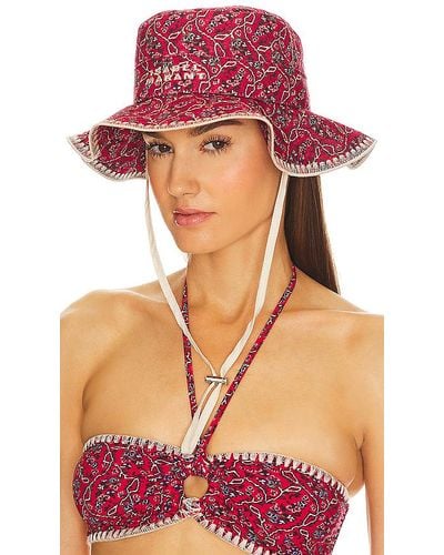 Isabel Marant Bellary Bucket Hat - Red