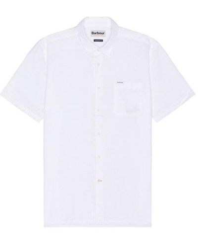 Barbour Nelson Short Sleeve Summer Shirt - White