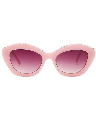 LoveShackFancy Florentina Sunglasses - Pink