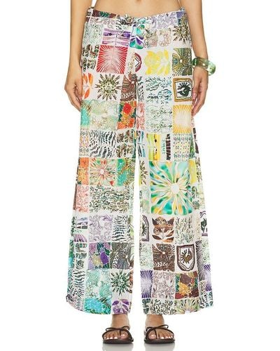Siedres Wide Coly Pant - Multicolour