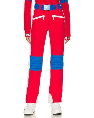 Goldbergh Goalie Ski Trousers - Red