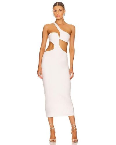 Nbd Kara Midi Dress - White