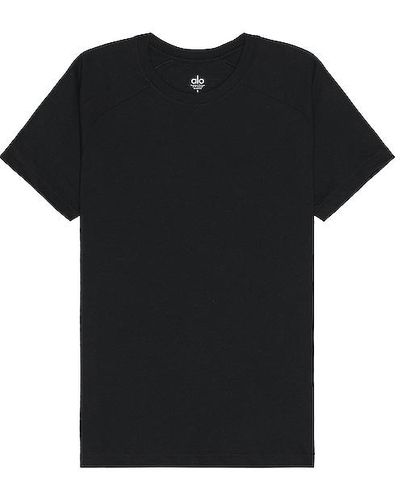 Alo Yoga The Triumph Crew Neck Tee - Black