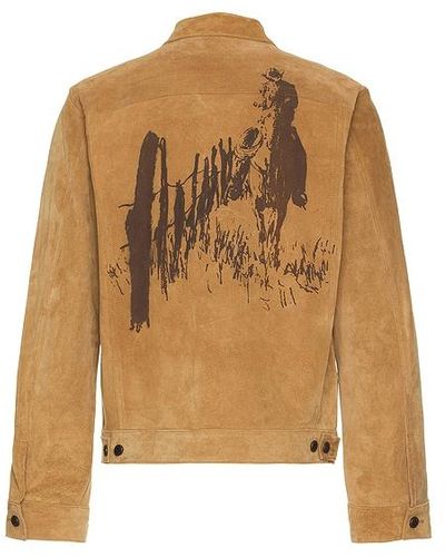 One Of These Days Along The Fence Trucker Jacket - Natural