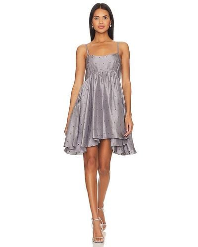 Azeeza Rachel Mini Dress - Gray