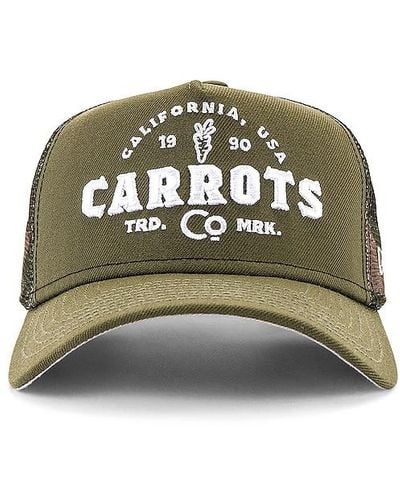Carrots Trademark Trucker Hat - Green