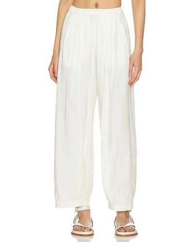 Free People To The Sky Parachute Pant - White