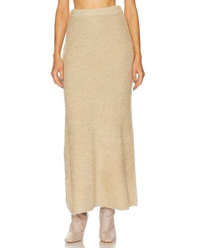 LPA Shai Knit Maxi Skirt - Natural