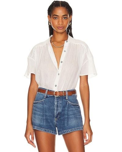 Free People X We The Free Float Away Shirt - White