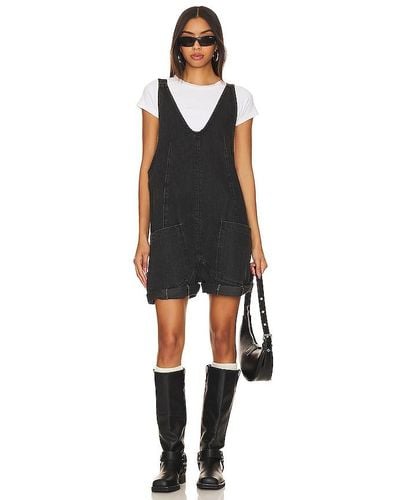 Free People X We The Free High Roller Shortall - Black
