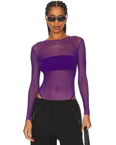 SER.O.YA Rizzo Bodysuit - Purple
