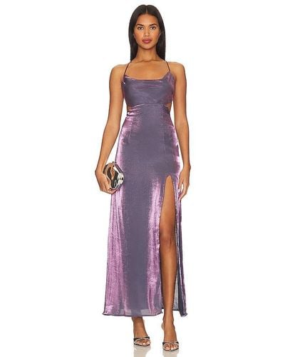 Astr Shivani Dress - Purple