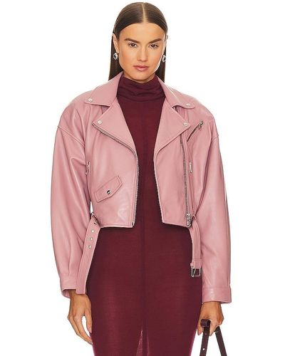 Lamarque BLOUSON CROPPED DYLAN - Rouge