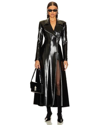 Norma Kamali Gang Coat - Black