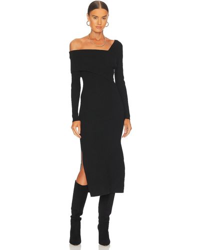 Line & Dot Sylvie Midi Sweater Dress - ブラック