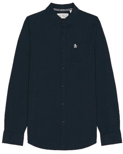 Original Penguin Long Sleeve Shirt - Blue