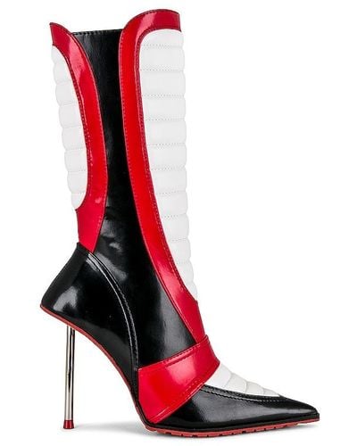 Jeffrey Campbell Motorsport Boots - Red