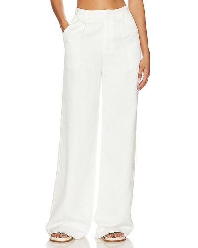 Karina Grimaldi Renata Solid Trousers - White