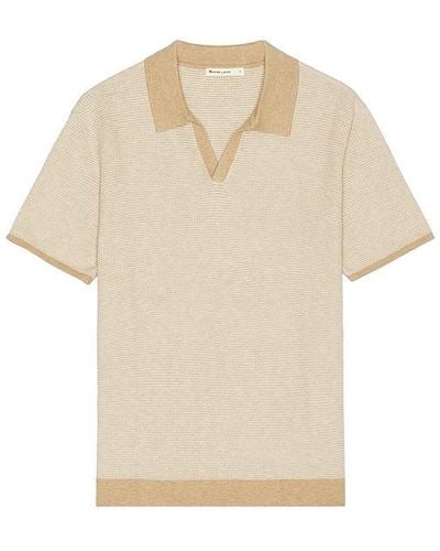 Marine Layer Liam Sweater Polo - Natural