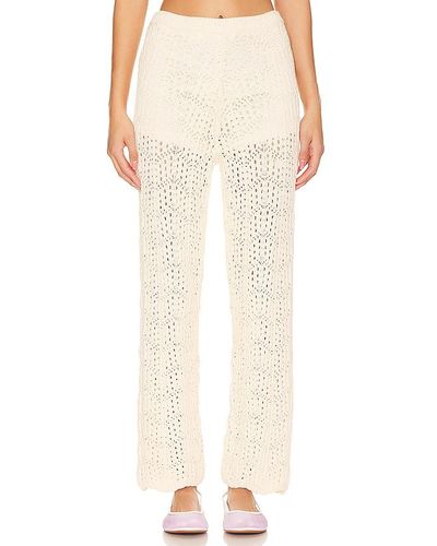 Line & Dot Poppie Trousers - Natural