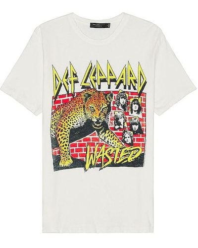 Junk Food Def Leppard Wasted Tee - White