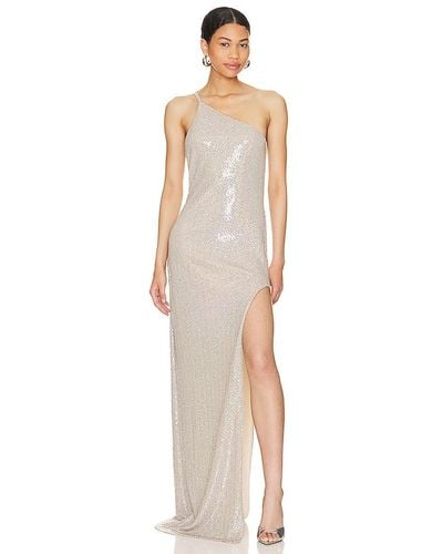 The Sei One Shoulder Gown - White