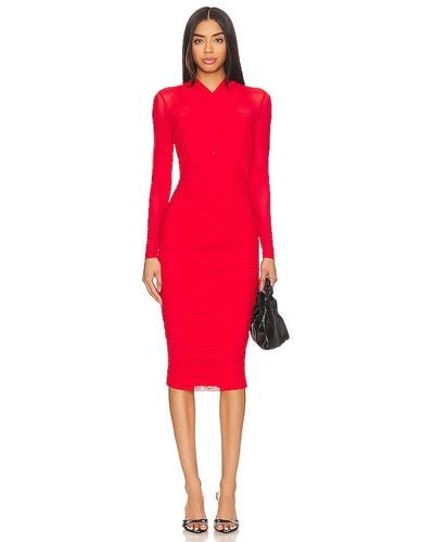 Bardot Aliyah Dress - Red