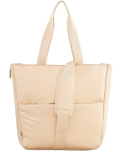 BEIS The Expandable Puffy Tote - Natural