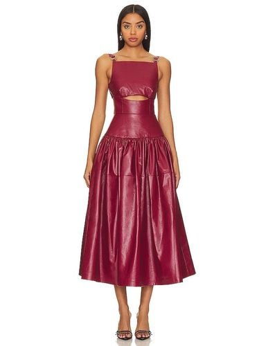 Nafsika Skourti Urban Duchess Dress - Red