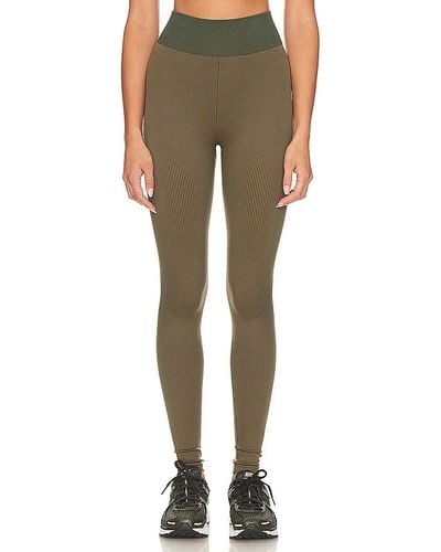 The Upside Ribbed Pant - Green