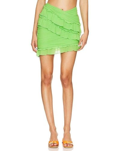 MAJORELLE Macey Mini Skirt - Green
