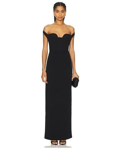 Solace London Serina Maxi Dress - Black